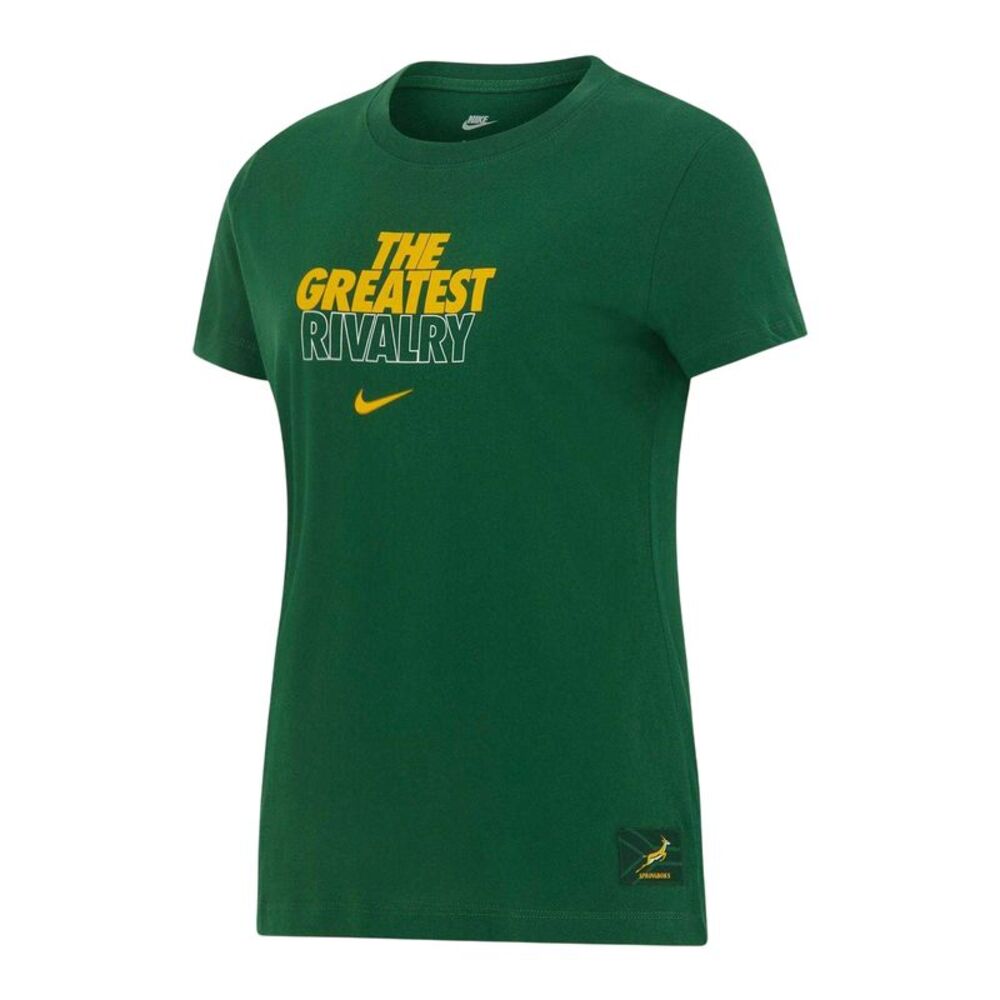 Nike Womens/Ladies Tour 2026 Springboks T-Shirt / Green